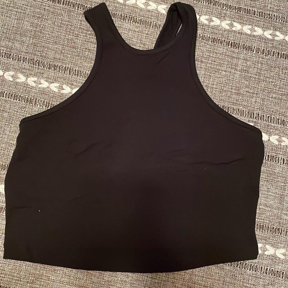 Small Charlotte Russe Black Cropped Tank Top.